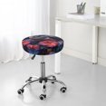 thumbnail image 5 of Realistic Flower Turtle Round Bar Stool Seat Covers, Elastic Round Chair Cover Stool Seat Slipcover Bar Stool Cushions Round Pad for 12-14 inch, 5 of 5
