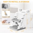 thumbnail image 2 of RUPOUN Potty Training Seat 2-in-1 with 2 Step Ladder Foldable and Adjustable Height, 2 of 9