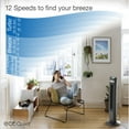 thumbnail image 5 of Lasko 42" EcoQuiet 12-Speed DC Motor Tower Fan with Remote Control, Black, T42700, 5 of 14