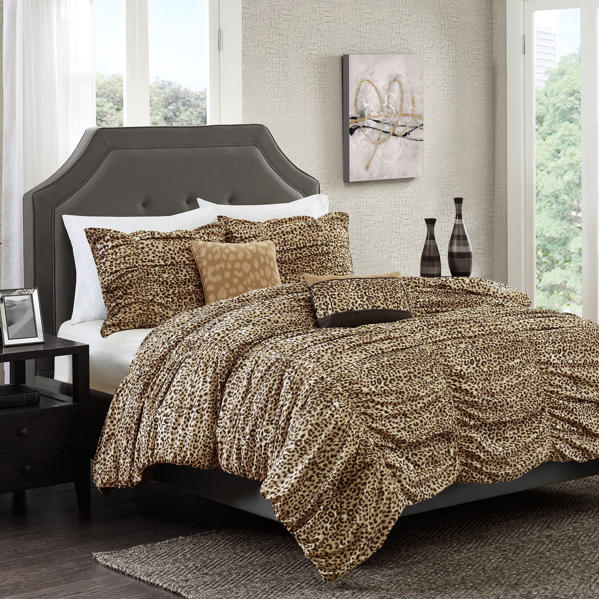 Better Homes Gardens Full Zahara Comforter Set 5 Piece