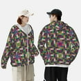 thumbnail image 2 of Sun Protection Shirts For Men/Women, Abstract Color Pattern Long Sleeve Fishing Outdoor Shirts, Sun Hoodie Jacket, 2 of 8
