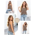 thumbnail image 4 of Women's Tiered Maternity Nursing Cami Sleeveless Nursing Top Breastfeeding Clothes, 4 of 5