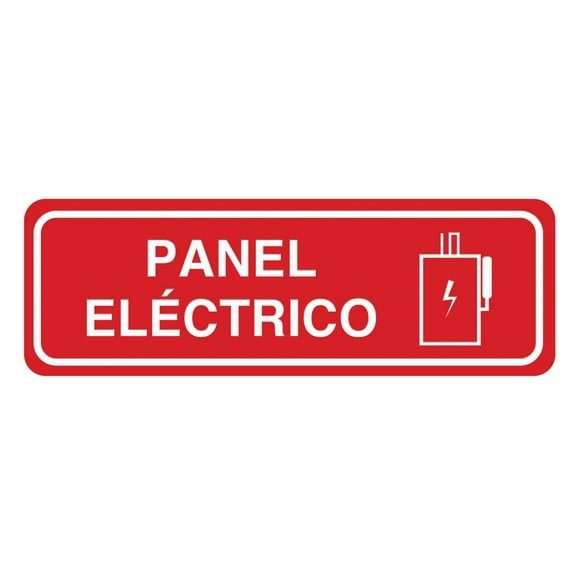 Signs ByLITA Panel Eléctrico Sign (Red) - Large