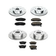 thumbnail image 3 of PowerStop Front and Rear Z23 Evolution Sport Carbon-Fiber Ceramic Brake Pad and Drilled & Slotted Rotor Kit Fits: HONDA Select Models K2557, 3 of 10
