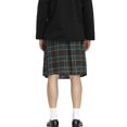 thumbnail image 7 of Men's Casual Retro Scottish Style Plaid Pleated Skirt with Contrast Waistband for, 7 of 7