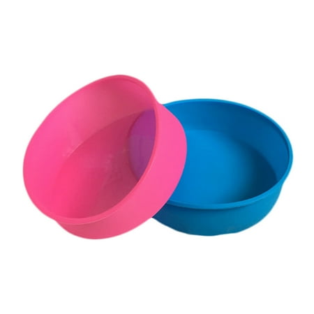

VALINK 4/6/8 Inch Kitchen Mould Tray Silicone Cake Pan Bread Baking Bakeware Tool