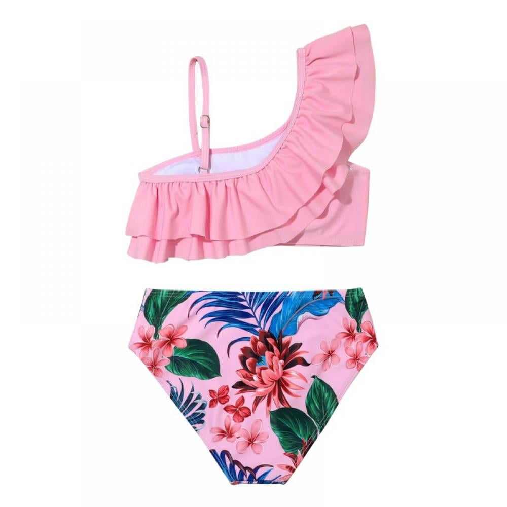 Lago & Benta Fruity pink two-piece swimsuit