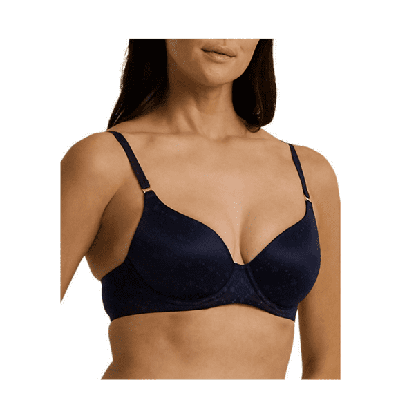 Ralph Lauren Navy Comfort Collection Repeat-Logo T-shirt Bra, 34C
