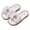 White, variant on Girl's Slip On Dress Sandals Open Toe Leather Slides Summer Elegant Dressy Flat Sandals White,12.5 Little Kid