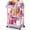 Purple, variant on Makeup Cart Organizer with Drawers, 4 Tier Floor Skincare Organizers for Vanity, Rolling Makeup Bathroom Storage Cart Cosmetics Display Cases for Skin Care Perfume Nail Polish