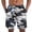 Black, variant on Men's Camo Swim Trunks With 5 Inch Inseam And Mesh Liner Featuring Quick Dry Stretch Fabric For Beach Pool Surfing Diving Army Green M