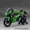 400 Green, variant on 1:12 Kawasaki KX450 & NINJA 400 Alloy Diecast Motorcycle Model with Front Wheel Linkage Shock Absorption - Collectible Toy Bike Gift for Kids