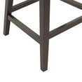 thumbnail image 6 of Maklaine 25.75" Fabric and Solid Wood Swivel Counter Stool - Beige, 6 of 9