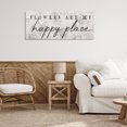 thumbnail image 3 of Stupell Industries French Country Flowers Are Happy Place Canvas Art, 48 x 20, by Lil' Rue, 3 of 7