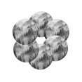 thumbnail image 7 of 15 Inch Round Placemats Set of 6, Black Grey Mountain Non Slip Heat Insulation PP Table Mats, Misty Forest Nature Woodland Pine Tree Landscape Washable Place Mats for Kitchen Dining Party Table Decor, 7 of 7
