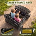 thumbnail image 5 of 24V 800W Ride on Toys, Licensed Toyota FJ Ride on Cars with Remote Control, 4WD Power Car Wheels for Big Kids Boys Girls, 2 Seater Electric Car, Music, LED Light, Green, 5 of 10