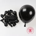 thumbnail image 3 of Globos de látex negro puro de 5 a 36 pulgadas, redondos y gruesos, mate, para decoración de fiestas de cumpleaños, bodas, Halloween y Navidad, 3 of 4