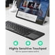 thumbnail image 3 of Teclado Bluetooth Samsers plegable con panel táctil Android iOS, 3 of 9