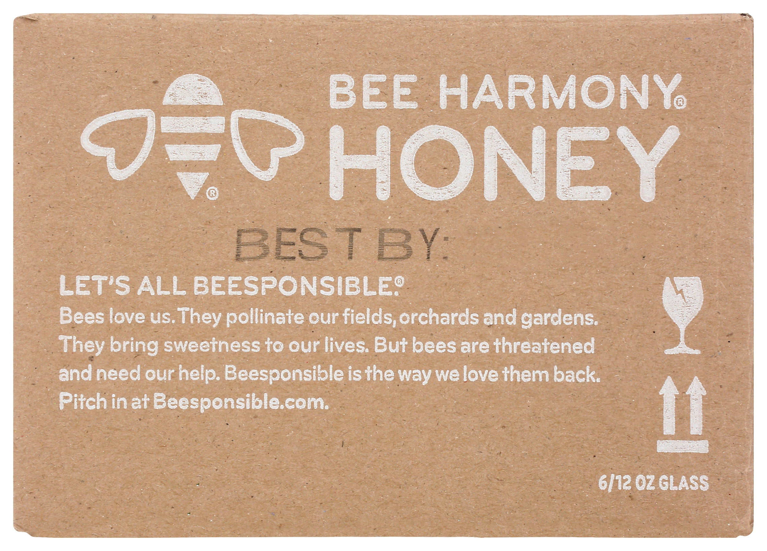 BEE HARMONY HONEY REGIONAL MIDWEST (PACK of 6)