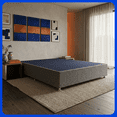 thumbnail image 1 of LASE Muebles Base para Cama Box Matrimonial Resistente para Colchón Tapiz Lino Oxford, 1 of 7