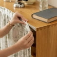 thumbnail image 4 of Closet curtains for kitchen, valance dustproof, small window curtain, privacy curtain for closet laundry room, 4 of 7