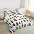 thumbnail image 3 of Homewish Beetle Pattern Queen Comforter Set,Natural Bug Bedding Sets,Colorful Wild Animal Bedding Comforter Set For Boys Teens,Breathable Home Decor Reversible,3-Piece, 3 of 8