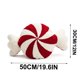 thumbnail image 1 of Fiudx Liquidación de ahorros de invierno Almohada de bastón de caramelo de Navidad Cojines navideños decorativos Cojines de menta Decoraciones navideñas rojas y blancas Linda almohada de peluche deco, 1 of 2