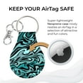 thumbnail image 5 of Jolitee Neoprene AirTag Compatible Case Keychain – Durable & Stylish Holder with Secure Ring and Clip, Compatible with Apple AirTag (Marble Swirl Pattern), 5 of 8