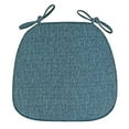 thumbnail image 1 of Inteprter Cojín para silla, suave y cómodo, desmontable y lavable, antideslizante, para sillas de comedor Decoración del hogar azul brumoso, 1 of 6