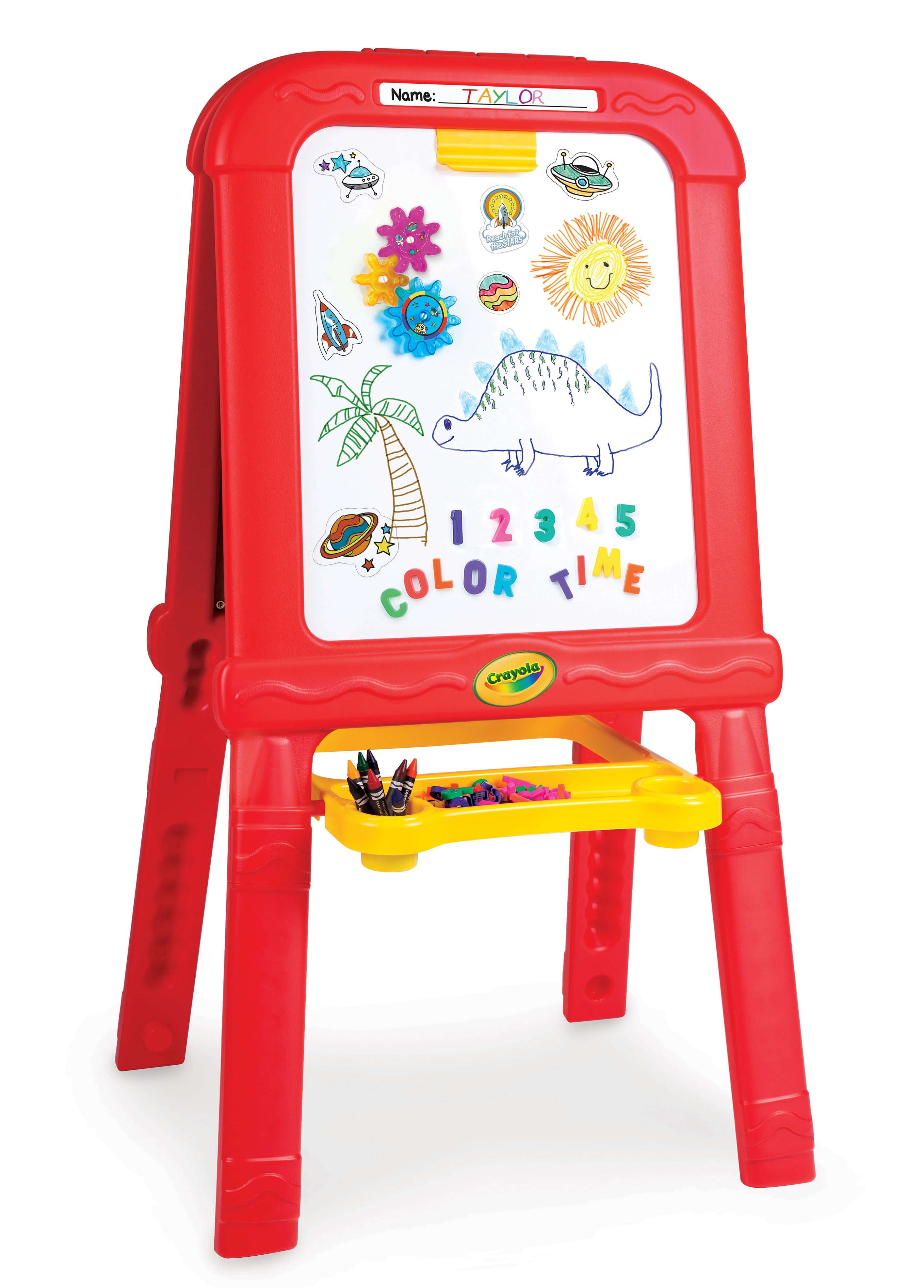 Kids Colouring Drawing Table Desk Paper Crayons Children Furniture Disney New 