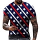thumbnail image 1 of Camiseta qucoqpe con la bandera estadounidense para hombre, camisetas patrióticas vintage, camiseta hipster de manga corta del 4 de julio en liquidación, 1 of 5