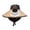 Brown, variant on Upf50 Sun Hat With Cooling Fan Solar Usb Rechargeable Air Circulation Visor Cap With Neck Flap Outdoor Cooling Hat For Fishing Hiking(Brown-56Cm)