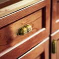 thumbnail image 6 of Goo-Ki 2.5''(64 MM) Hole Centers Antique Brass Cabinet Handles, Luxury Zinc Alloy Cabinet Cup Pulls for Dresser,Drawer,and Cupboard, 6 Pack, 6 of 7