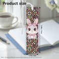thumbnail image 6 of ZUXONGSY Cute Floral Bunny Print 6 in 1 Back to School Backpack Set with Insulated Lunch Box, Pencil Case, Water Bottle Holder, Keychain & Bookmark, Student Bookbag for Boys Girls Middle School, 6 of 6
