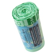 Bonnie Bio Corn PLA Eco-friendly Plastic Alternative Certified 100% Compostable Biodegradable Disposable Pedal Bin/Mini Bin Bag |1 Roll=20 Bags | 3-5 Litre | 0.8-1.3 Gallon