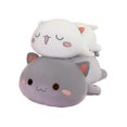 thumbnail image 1 of 2026 Sleeping Cat Plush Toy Soft Cat Plush Doll Stuffed Animal Toy Kawaii Kitten Anime Plushie Hugging Pillow, 1 of 5