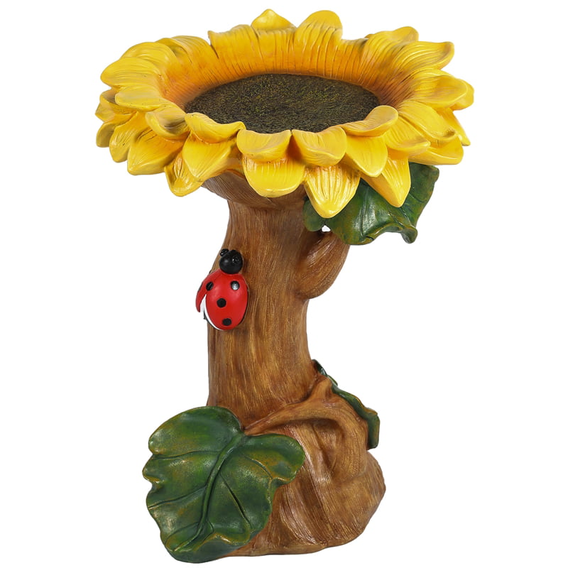 Dollhouse Miniature or Fairy Garden Large Ceramic Sunflower Stem 
