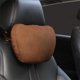 thumbnail image 1 of Reposacabezas En Coche Xihbxyly Cuero y Terciopelo Almohada para El cuello, 1 of 7