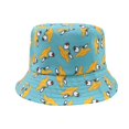 thumbnail image 2 of Sombrero de cubo con estampado de dibujos animados de verano, bonitos sombreros de pescador para mujeres y hombres, gorras de pesca reversibles de dos lados, 2 of 2