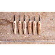Flexcut - MT910 - 6 Piece Mixed Profile Wood Carving Micro Tool Set -