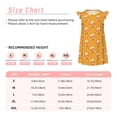 thumbnail image 3 of Fotbe Cute Popcorn Vestido de Dormir para Niñas de 3 a 10 Años, Mangas Cortas, Estilo Princesa, Pijama Camisón con Mangas Voladas-Small, 3 of 6