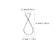 thumbnail image 5 of Gancho de techo Monstrate 10 piezas Acero inoxidable HA060618-04, 5 of 6