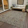 thumbnail image 6 of Addison Rugs Chantille Indoor/Outdoor Modern Abstract Taupe Washable Rectangle Rug, 3' x 5', 6 of 6