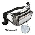 thumbnail image 3 of Transparent Bag Soft Pvc Crossbody Bag Water-resistant Material Transparent Chest Bag Female Waist Belt Bag Travel Bag 1pcs, 3 of 4
