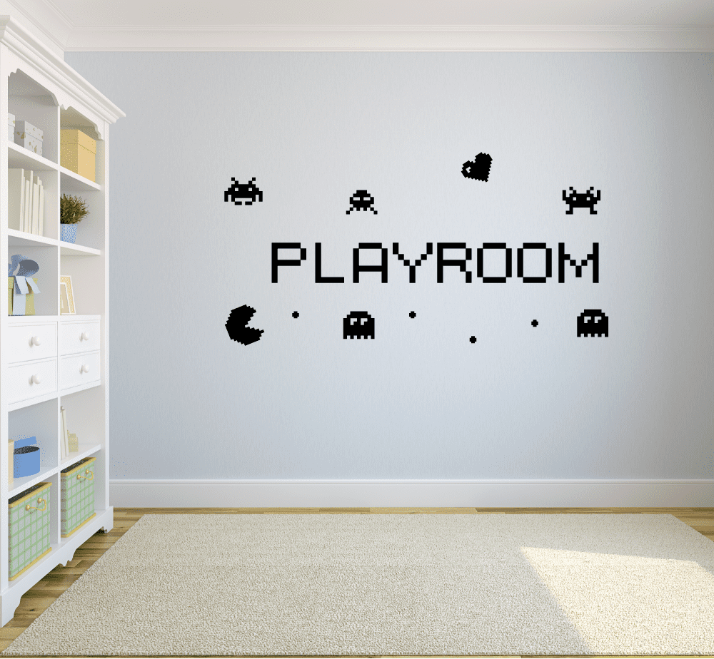 Playroom Rules Motto Quotes Words Letter Vinyl Wall Sticker Decal Kids Baby Room