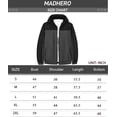thumbnail image 6 of MADHERO Mens Windbreaker Jackets Lightweight Waterproof Raincoat with Hood Outdoor Running Hiking Coats Black Silver Size L, 6 of 6