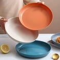 thumbnail image 2 of 1 Pce Assiette Rayée Famille Verticale Fruit Riz Salade Collations Bonbons Vert, 2 of 6