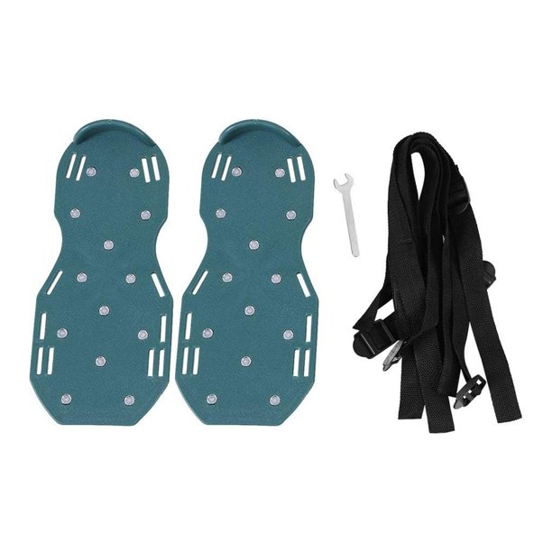 Fuazewewe Loosening Aerator Spiky Shoes Garden Tool 1 Pair Of Lawn Aerator Sandals Walmart Com Walmart Com