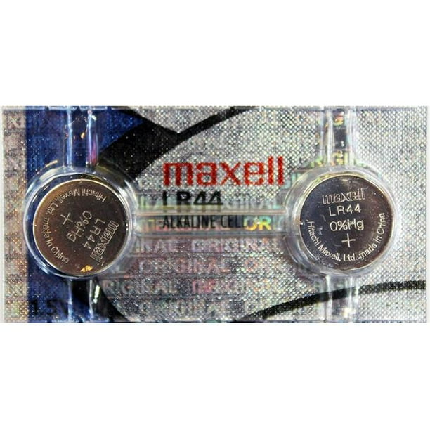 Maxell Lr44 1 5v Button Cell Battery 5 Pk 2 Pc Each Tearstrip Walmart Com Walmart Com