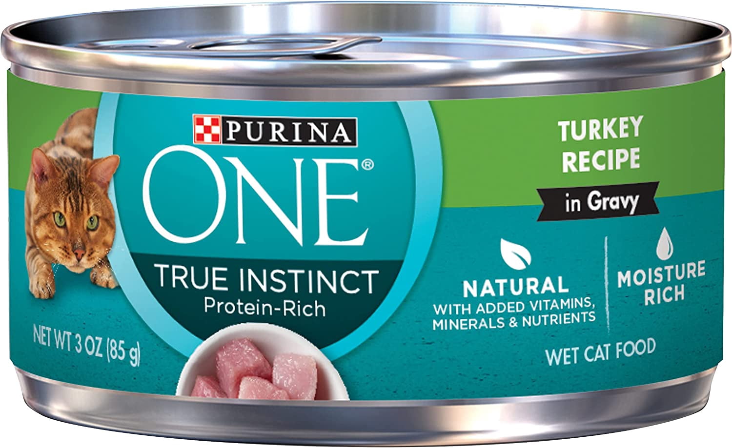 Purina ONE True Instinct High Protein, Natural Wet Cat Food in Sauce or